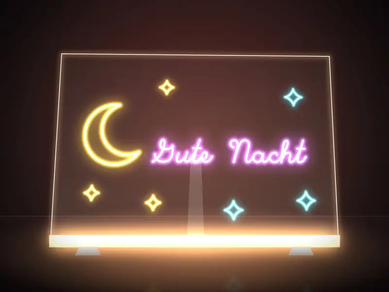 Abends ein sanftes Nachtlicht.