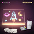 LED-Zeichenbrett Profi-Set mit Powerbank 10.000 mAh